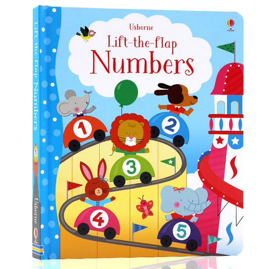 Usborne Lift-the-Flap Numbers Lift-the-Flap Numbers 數字 幼兒早教翻翻書