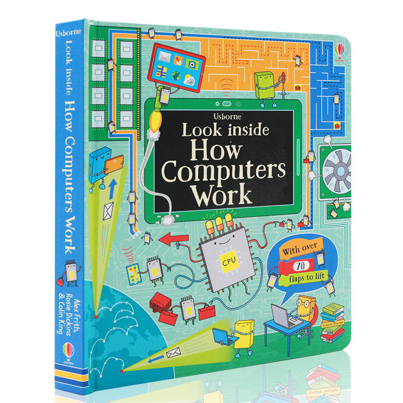 Usborne Look Inside How Computers Work 電腦運作 揭秘系列翻翻書