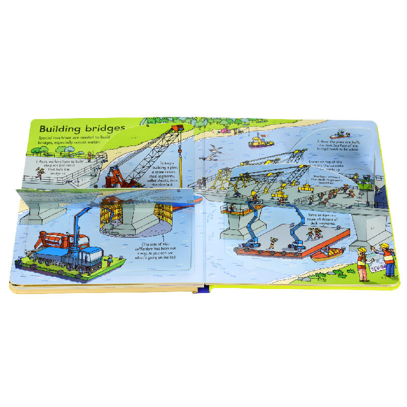 Usborne Look Inside Building Sites Look Inside Building Sites 建築工地 揭秘系列翻翻書