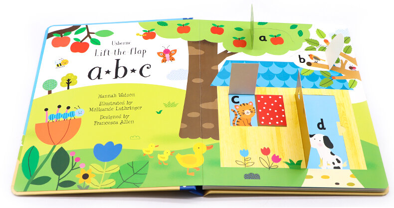Usborne Lift-the-Flap abc Lift-the-Flap abc 英語字母 幼兒早教翻翻書