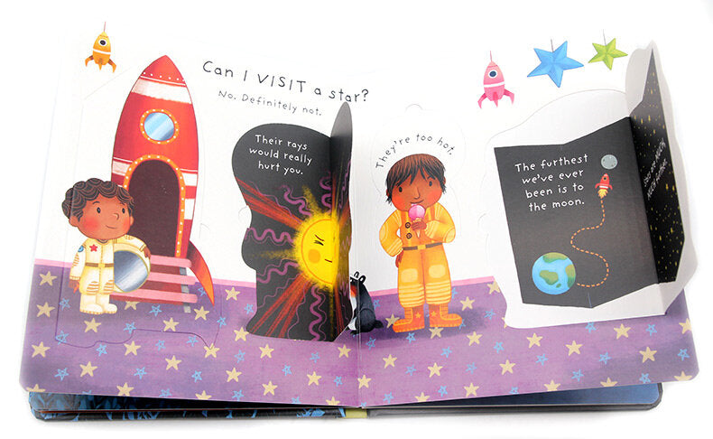 Usborne Very First Questions and Answers What are stars? Very First Questions and Answers What are stars? 星星是什麼? 幼兒啟蒙問答翻翻書