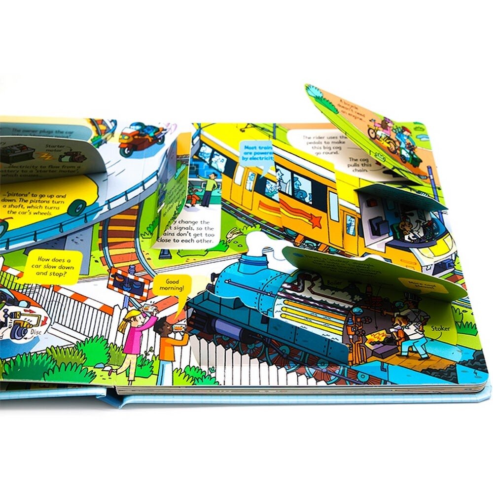 Usborne Look Inside How Things Work 萬物運轉 揭秘系列翻翻書