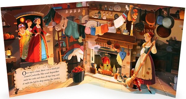 Usborne Pop-Up Cinderella 灰姑娘3D立體紙板書