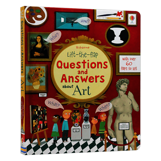 Usborne Lift-the-flap Questions and Answers about Art 藝術 問答百科翻翻書