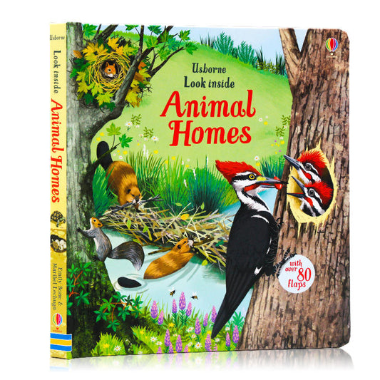 Usborne Look Inside Animal Homes Look Inside Animal Homes 動物的家 揭秘系列翻翻書