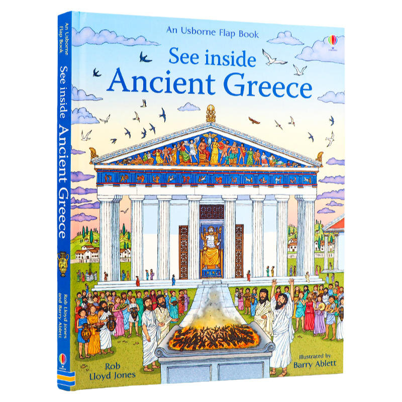 Usborne See Inside Ancient Greece 古希臘 深入認識百科翻翻書