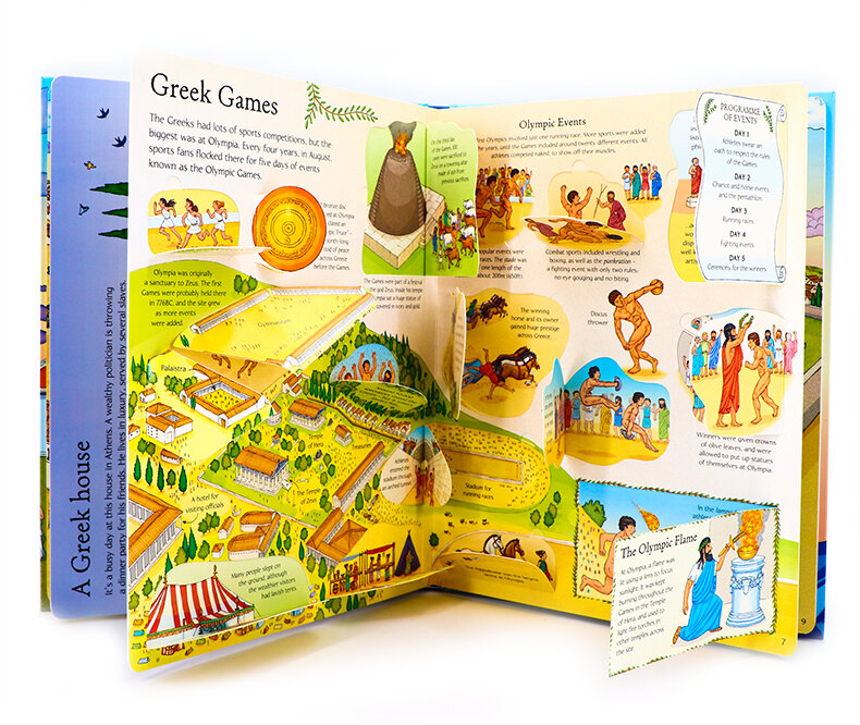 Usborne See Inside Ancient Greece 古希臘 深入認識百科翻翻書