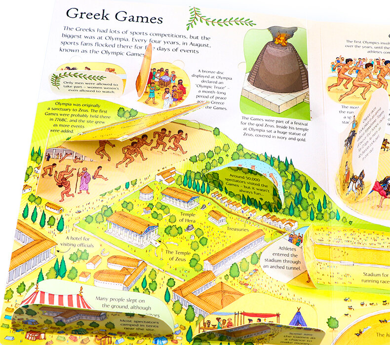 Usborne See Inside Ancient Greece 古希臘 深入認識百科翻翻書