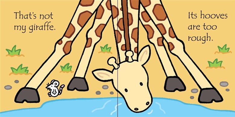 Usborne That's Not My Giraffe Touchy-feely Board Book 那不是我的長頸鹿 觸摸書