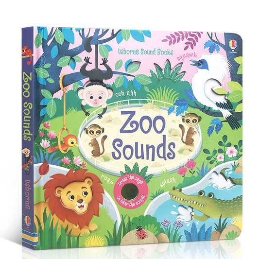 Usborne Zoo Sound Book 動物園的聲音觸摸發聲書 Zoo Sound Book