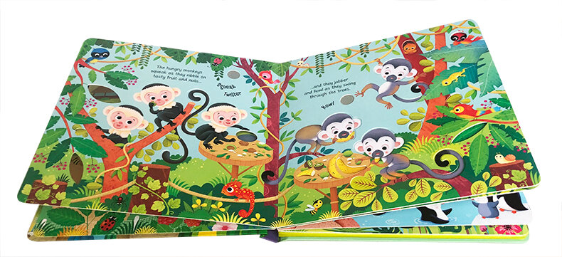 Usborne Zoo Sound Book 動物園的聲音觸摸發聲書