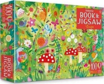 Usborne Book and Jigsaw Bugs 2合1圖書&拼圖禮盒 小昆蟲 Book and Jigsaw Bugs