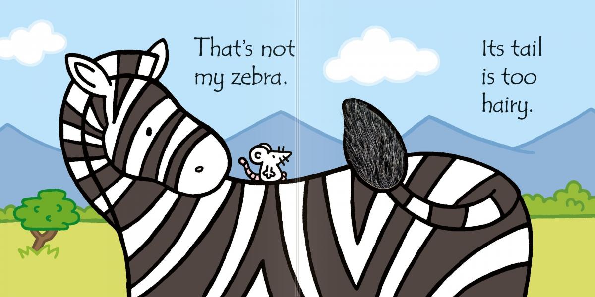 Usborne That's Not My Zebra Touchy-feely Board Book 那不是我的斑馬 觸摸書