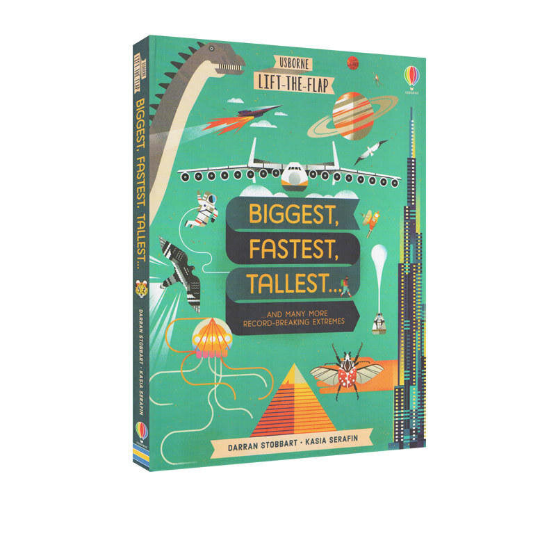 Usborne Lift-the-Flap Biggest; Fastest; Tallest...最大、最快、最高的 知識百科翻翻書