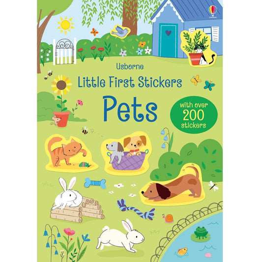 Usborne Little First Stickers Pets 寵物貼紙書