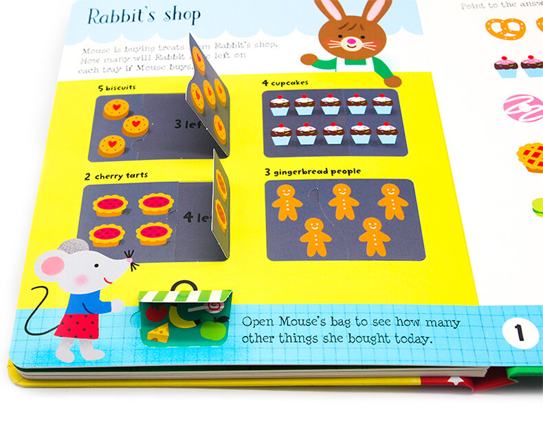 Usborne Lift-the-Flap First Maths 數學 幼兒早教翻翻書