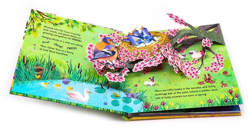 Usborne Pop-Up Seasons 季節3D立體紙板書