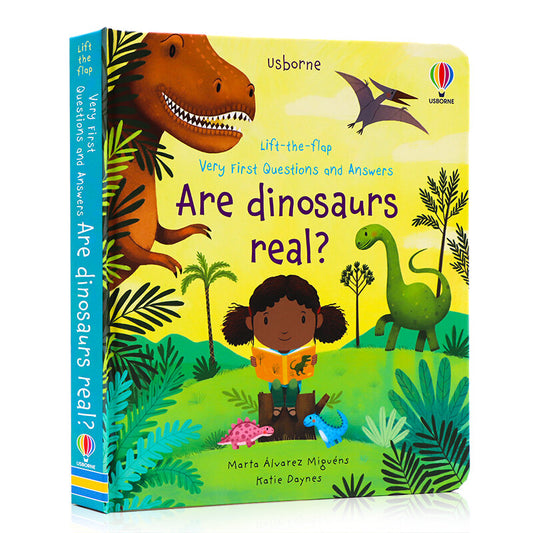 Usborne Very First Questions and Answers Are Dinosaurs Real? 恐龍是真的存在嗎? 幼兒啟蒙問答翻翻書