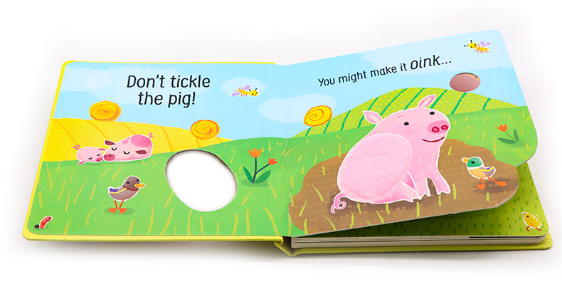 Usborne Don't Tickle the Pig! Touchy-feely Sound Book 小豬搔搔癢!絨毛觸摸發聲書