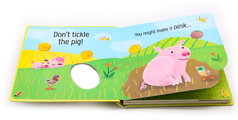 Usborne Don't Tickle the Pig! Touchy-feely Sound Book 別給小豬撓癢癢！絨毛觸摸發聲書 Don't Tickle the Pig! Touchy-feely Sound Book