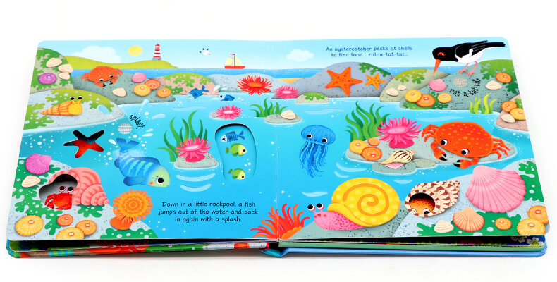 Usborne Seashore Sound Book 海邊的聲音觸摸發聲書