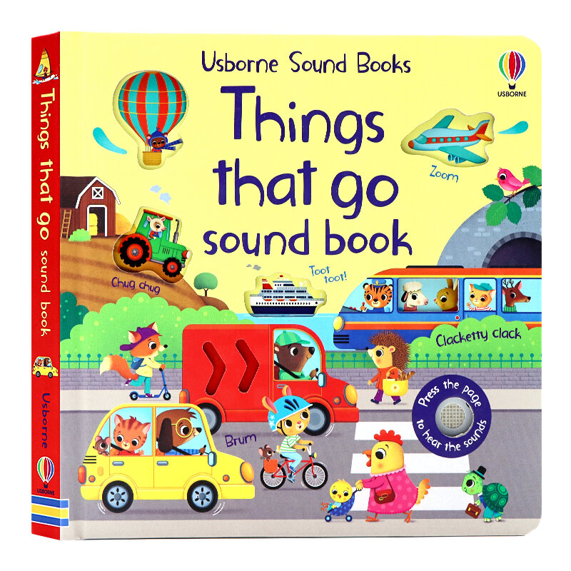 Usborne 交通工具觸摸發聲書 Things That Go Sound Book