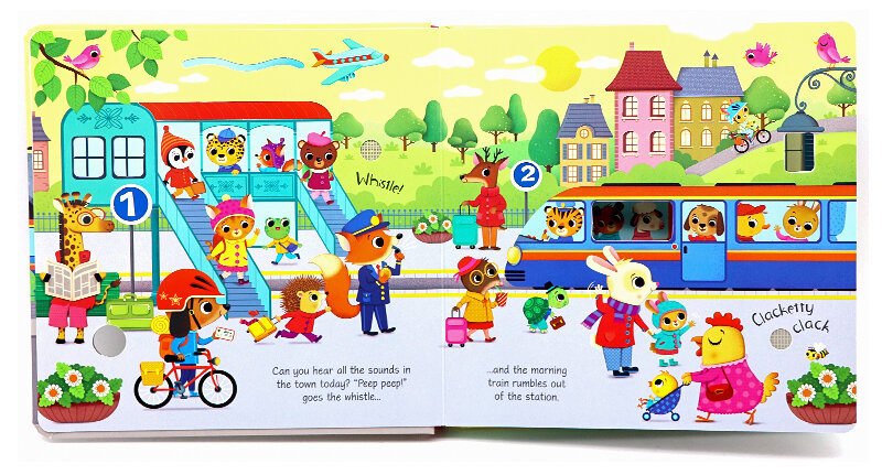 Usborne Things That Go Sound Book 交通工具觸摸發聲書