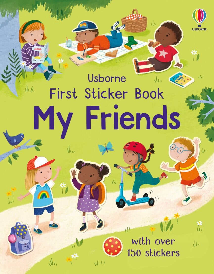 Usborne First Sticker Book My Friends 我的朋友貼紙書