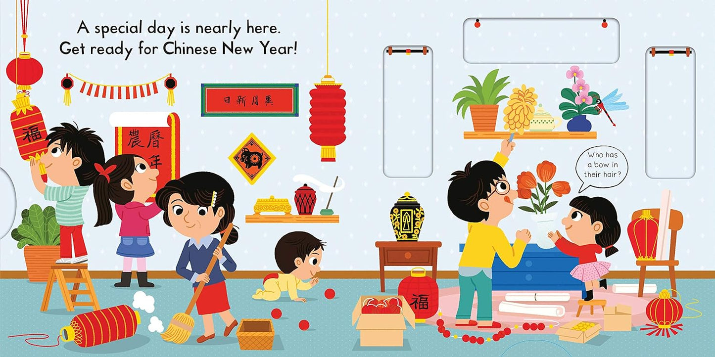 Busy Chinese New Year Push, Pull & Slide Board Book