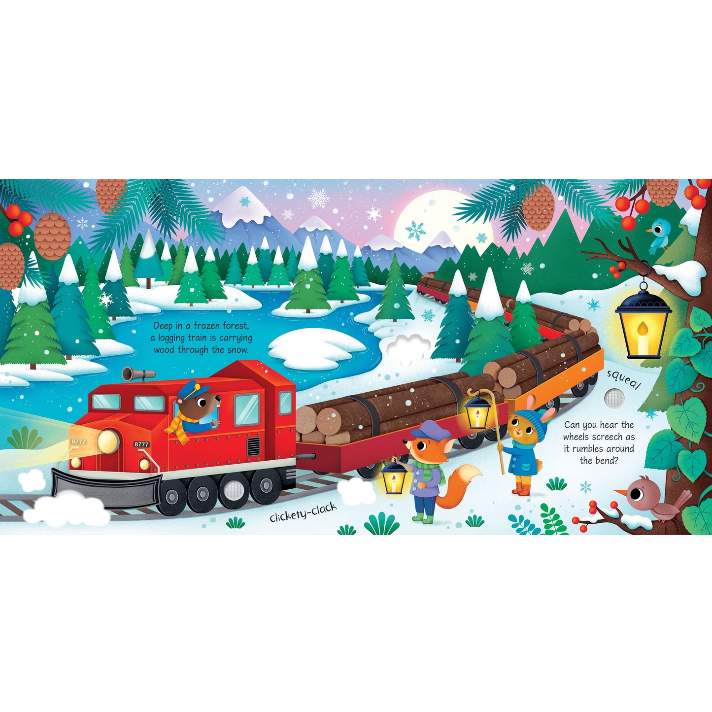 Usborne Trains Sound Book 火車觸摸發聲書