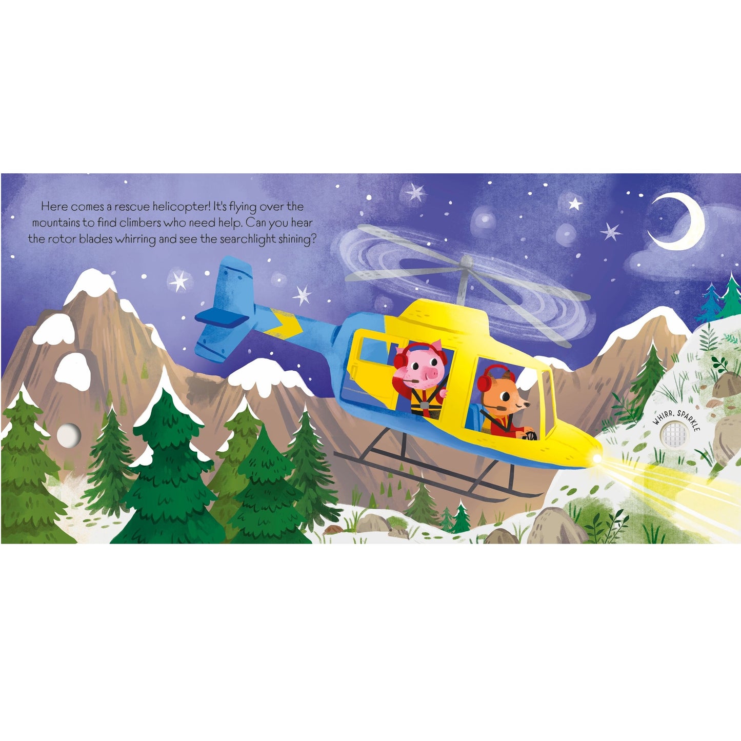 Usborne Lights and Sounds Emergency Vehicles Sound Book 緊急車輛發光與發聲書