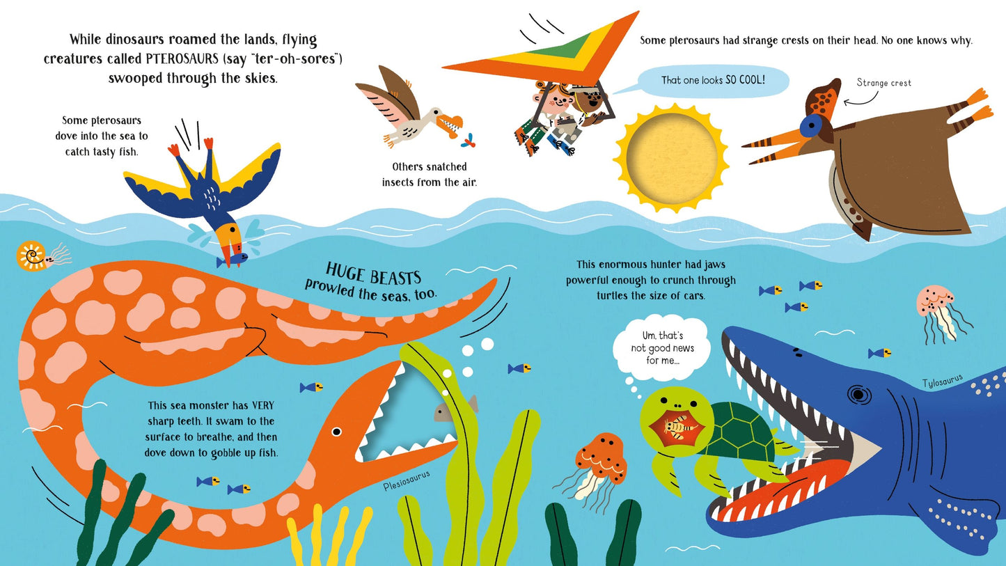 Usborne Step Inside Science Dinosaurs 走進科學系列 恐龍