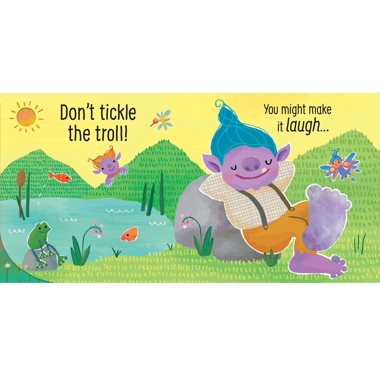 Usborne Don't Tickle the Dragon! Touchy-Feely Sound Book 飛龍搔搔癢!絨毛觸摸發聲書