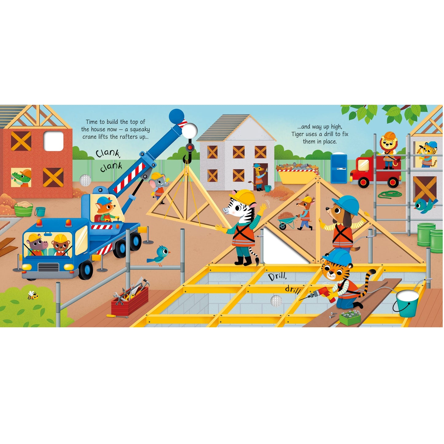 Usborne Building Site Sound Book 建築工地觸摸發聲書