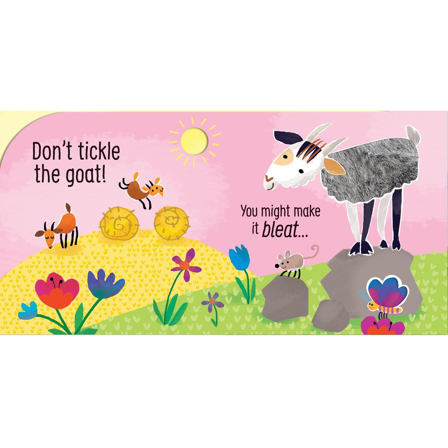 Usborne Don't Tickle the Cow! Touchy-Feely Sound Book 小牛搔搔癢!絨毛觸摸發聲書