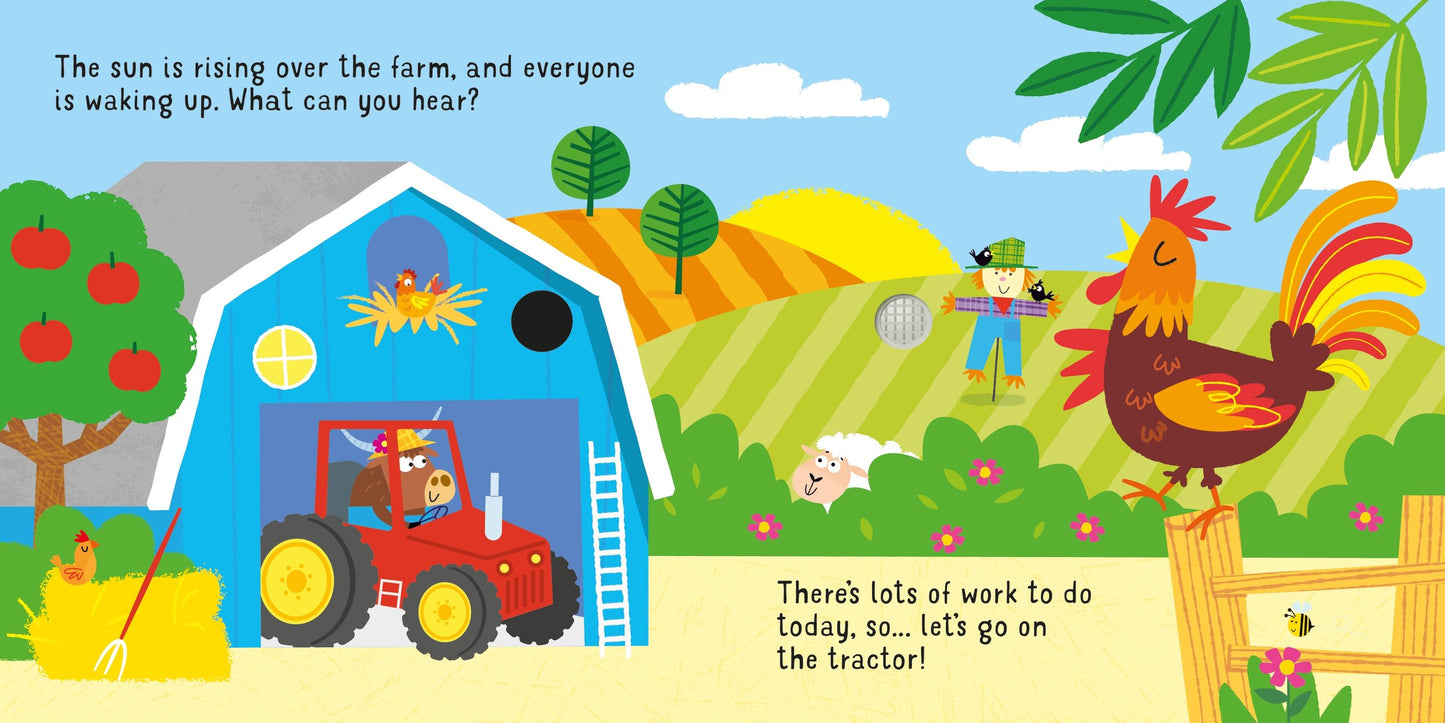Usborne Let's go on a Tractor! 一起開拖拉機觸摸發聲書