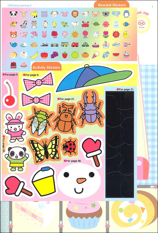 Gakken Play Smart Early Learning Age 3+ Workbook