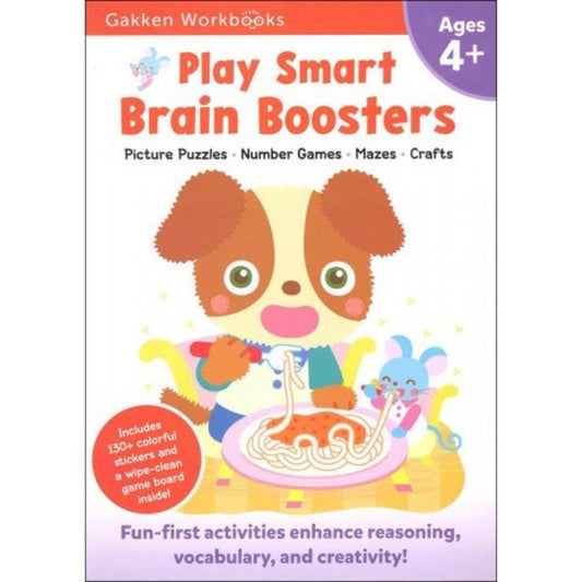 Gakken Play Smart Brain Boosters Age 4+ 學研練習冊 動腦解迷 4歲+