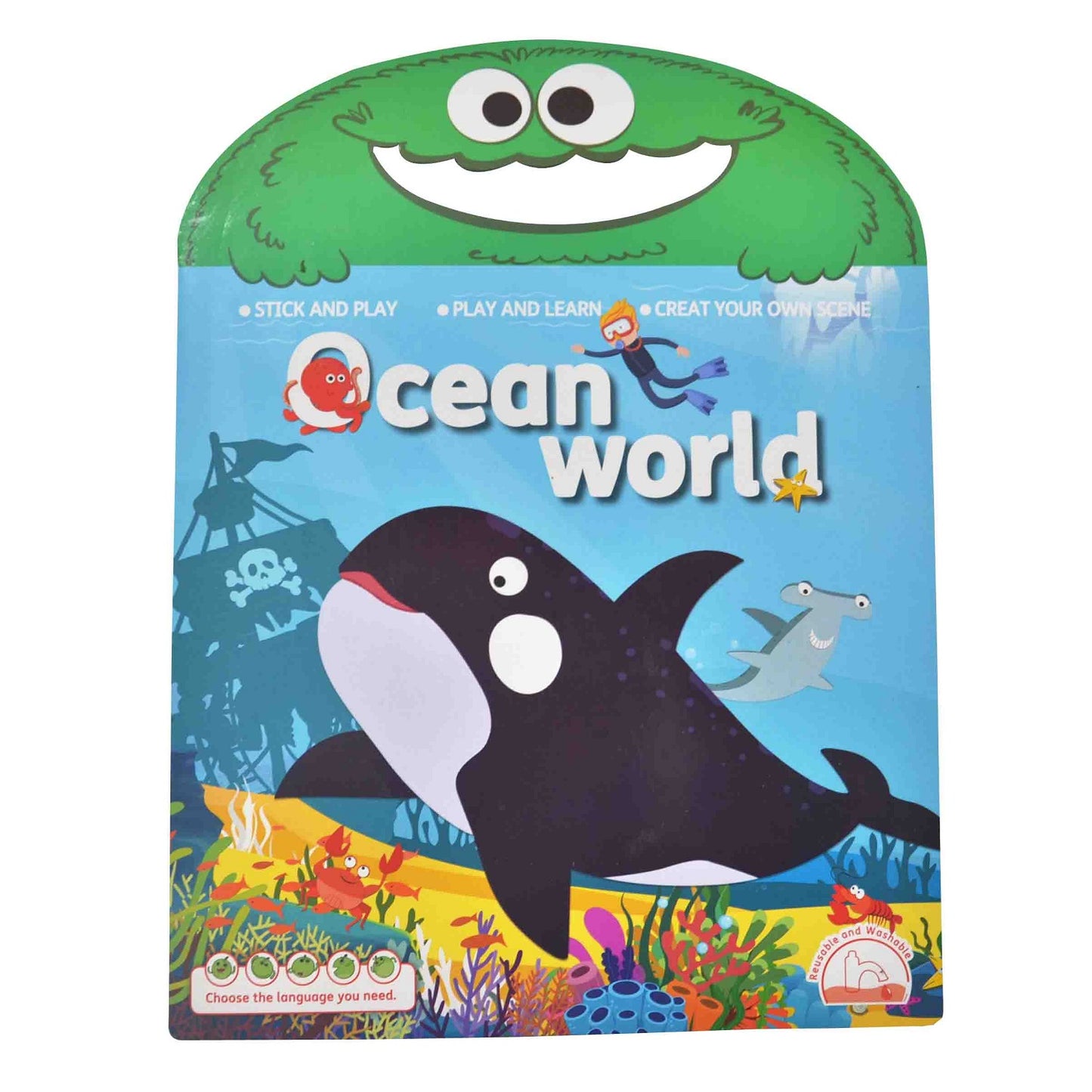 Reusable Jelly Sticker Book 可重用果凍貼紙書