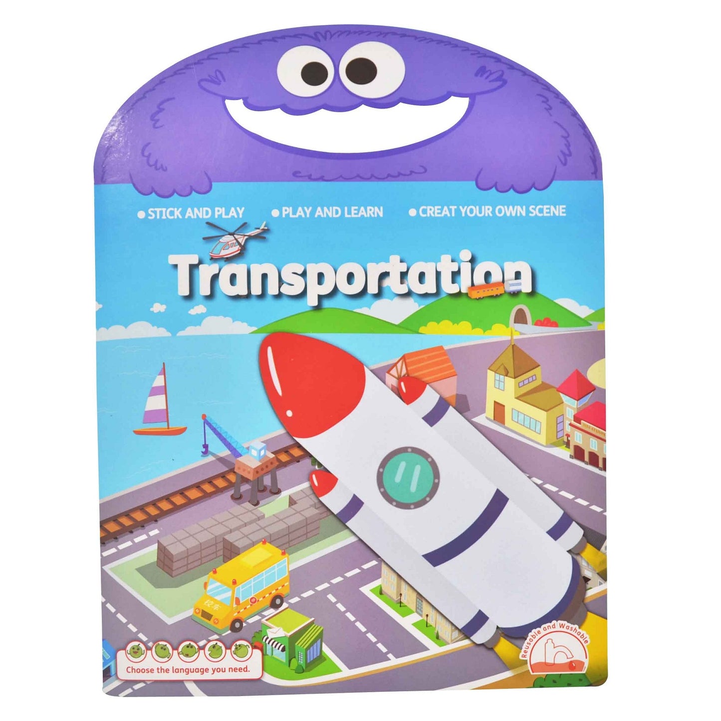 Reusable Jelly Sticker Book 可重用果凍貼紙書