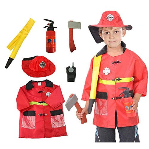 消防員 - 角色扮演職業服飾 Firefighter Role Play Costume for Kids