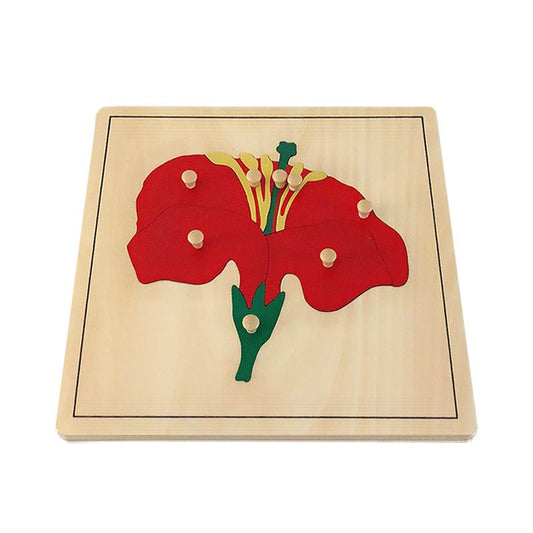 Kindermatic Montessori Flower Puzzle 蒙特梭利 花朵拼圖嵌板