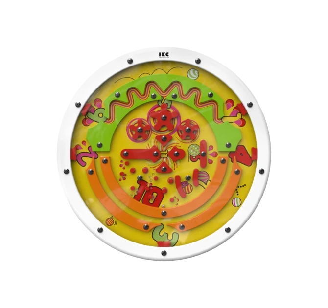 Spinball Wooden Wall Game Module 旋轉彈珠迷宮兒童感統壁掛式木製遊戲板