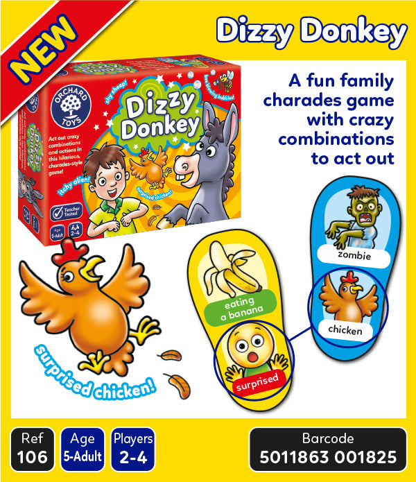 Orchard Toys Dizzy Donkey Action and Performance Game