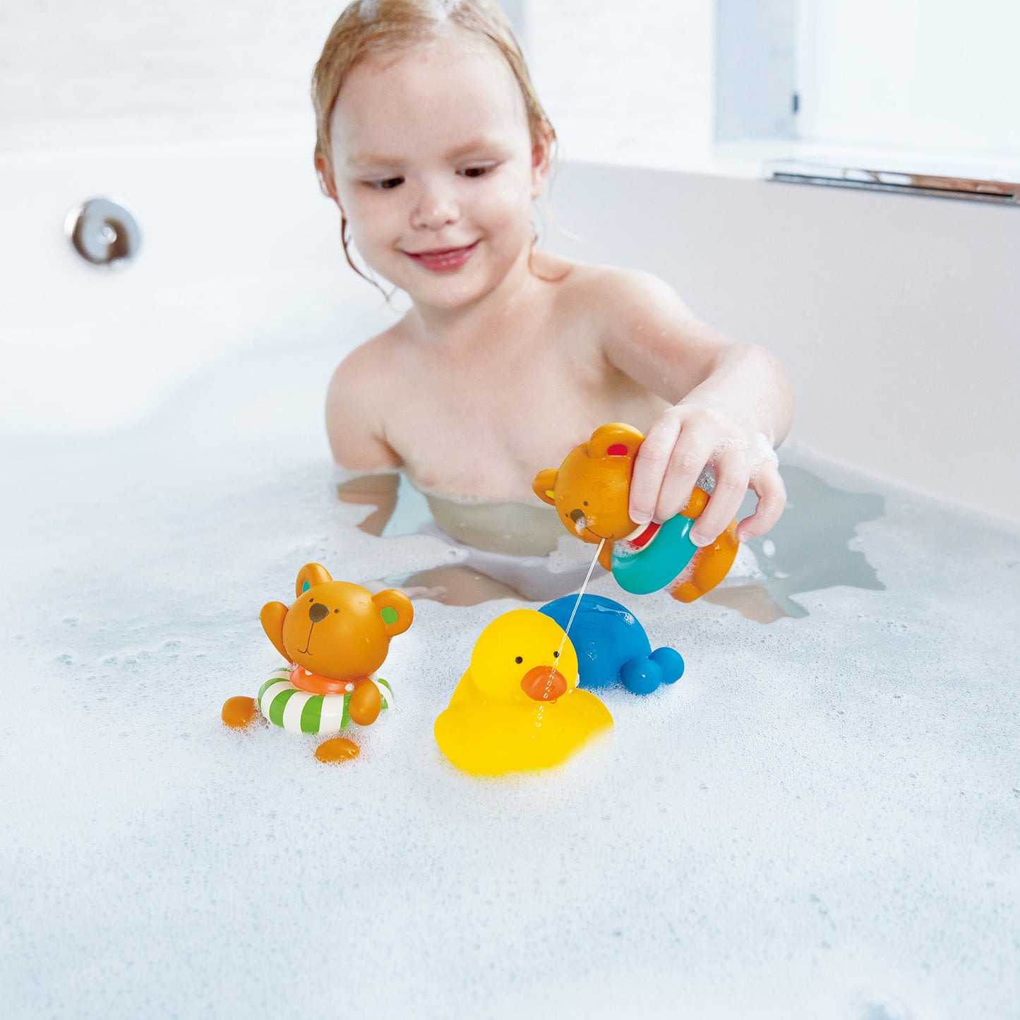 Hape Swimmer Teddy Wind-Up Toy