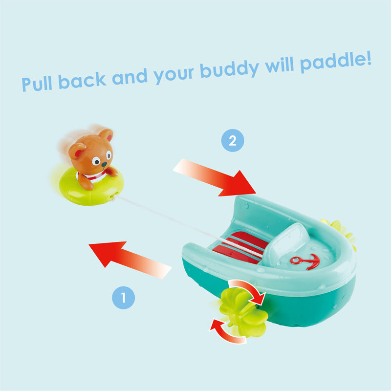 Hape Tubing Pull-back Boat