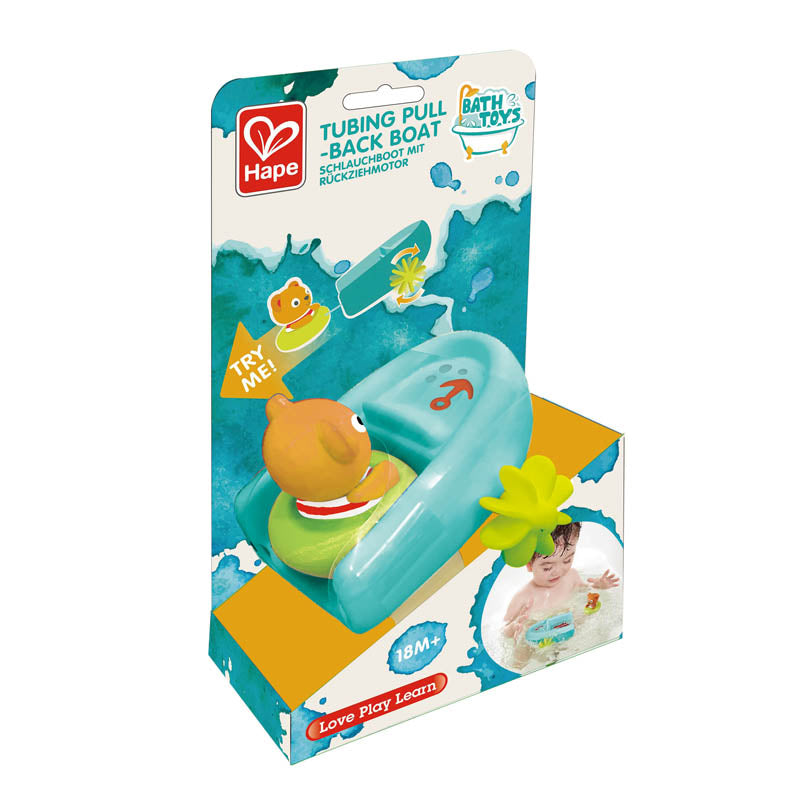 Hape Tubing Pull-back Boat