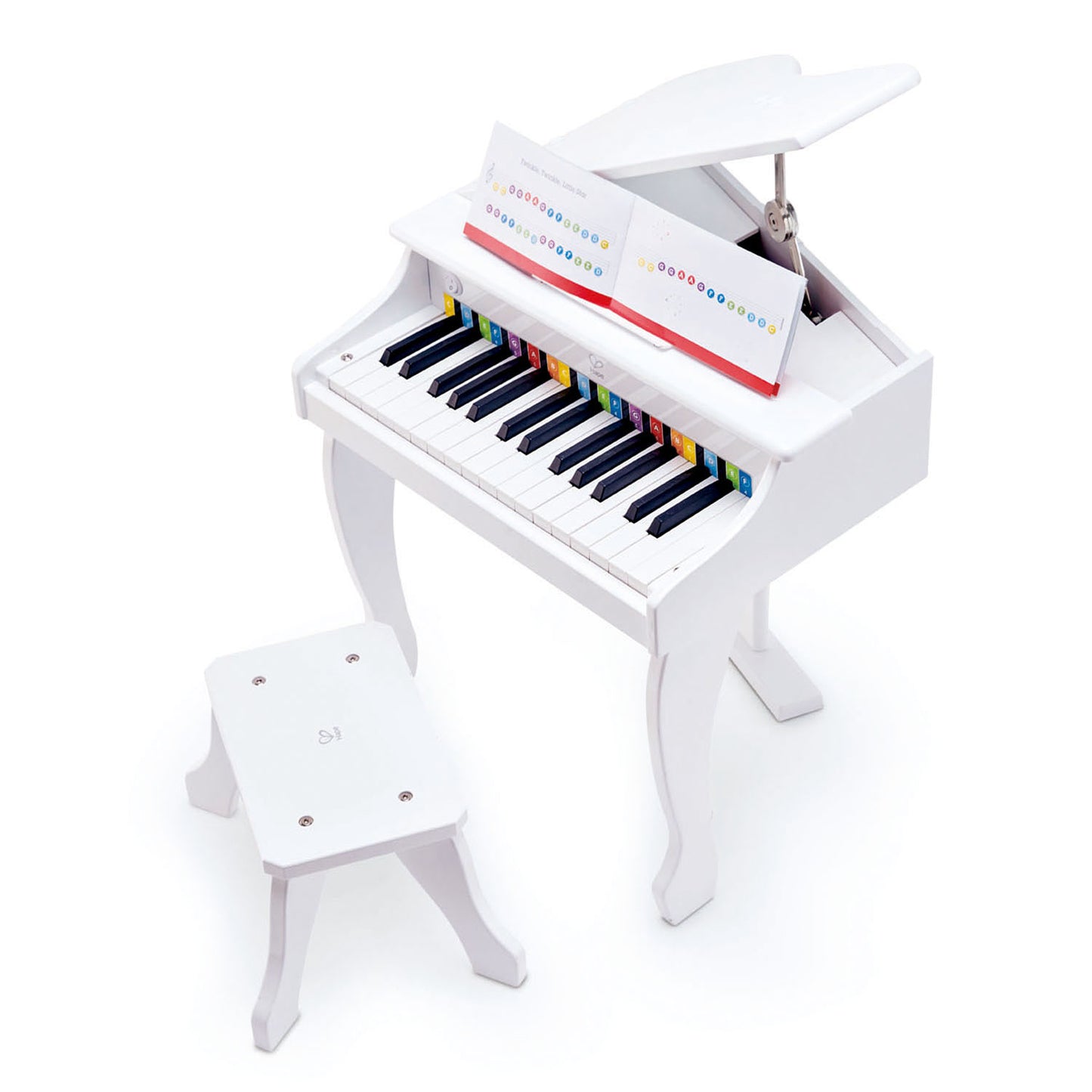 Hape Deluxe White Grand Piano  30鍵電鋼琴，優雅白