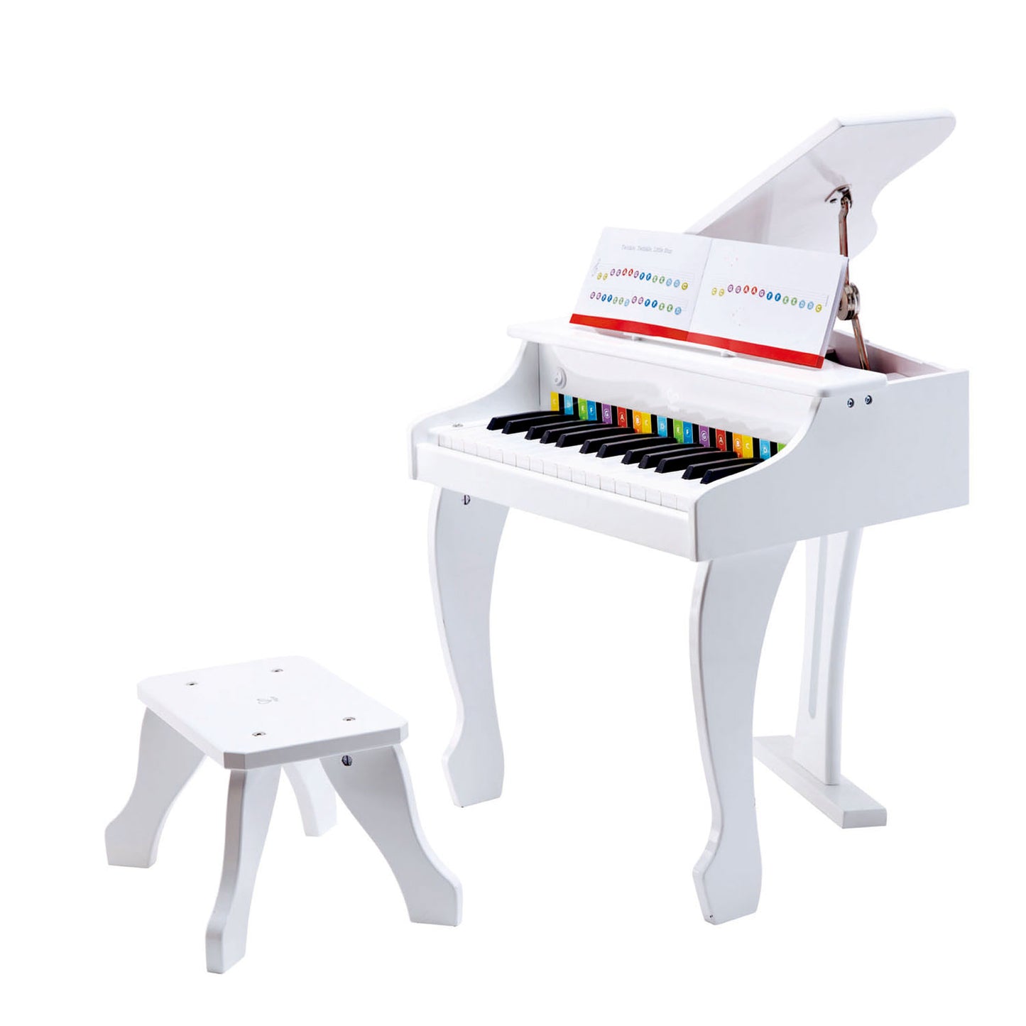 Hape Deluxe White Grand Piano  30鍵電鋼琴，優雅白