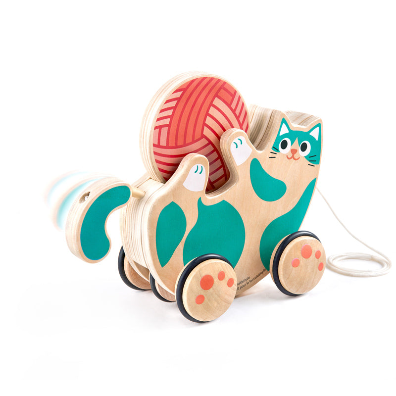 Hape Roll & Rattle Kitten 滾滾樂拖拉貓咪